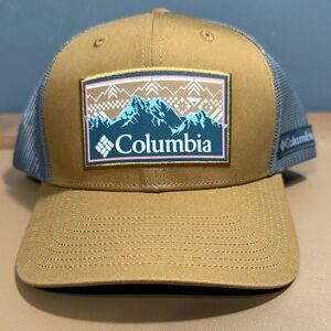 Columbia men’s one size adjustable snap back trucker hat mesh back